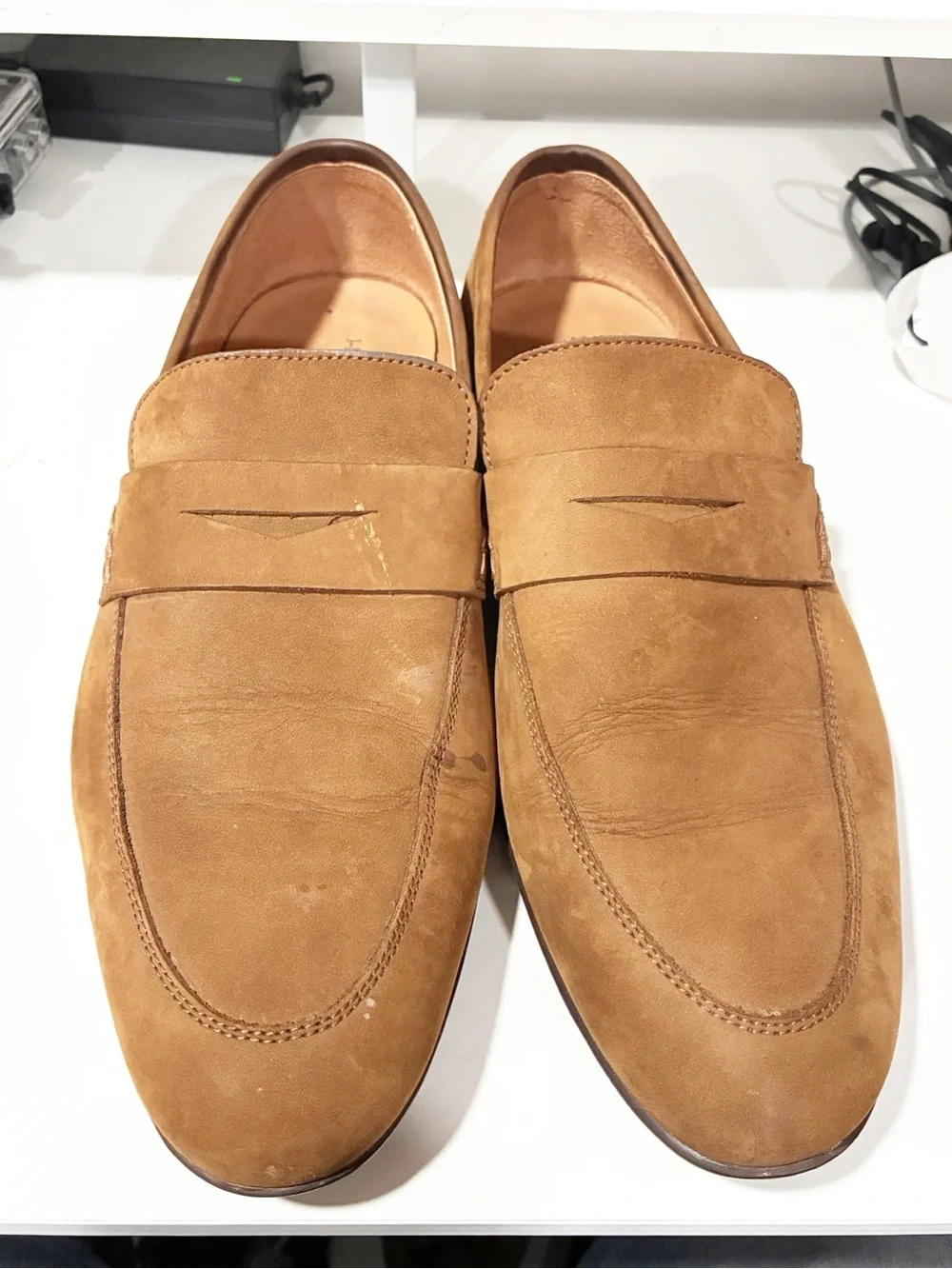 Harry’s of London Light Brown Suede Slip on Loafer Size 45G/12